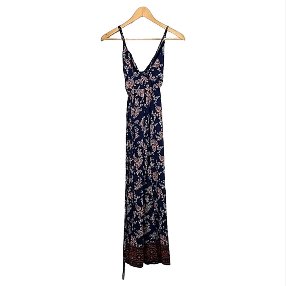 Vici Sully floral wide leg jumpsuit Size XS - Picture 6 of 6